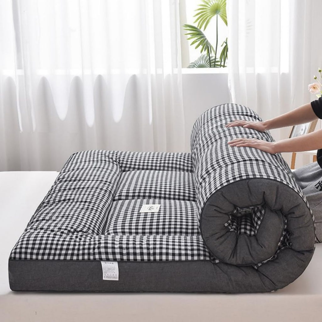 Pieghevole Materassi futon Grigio