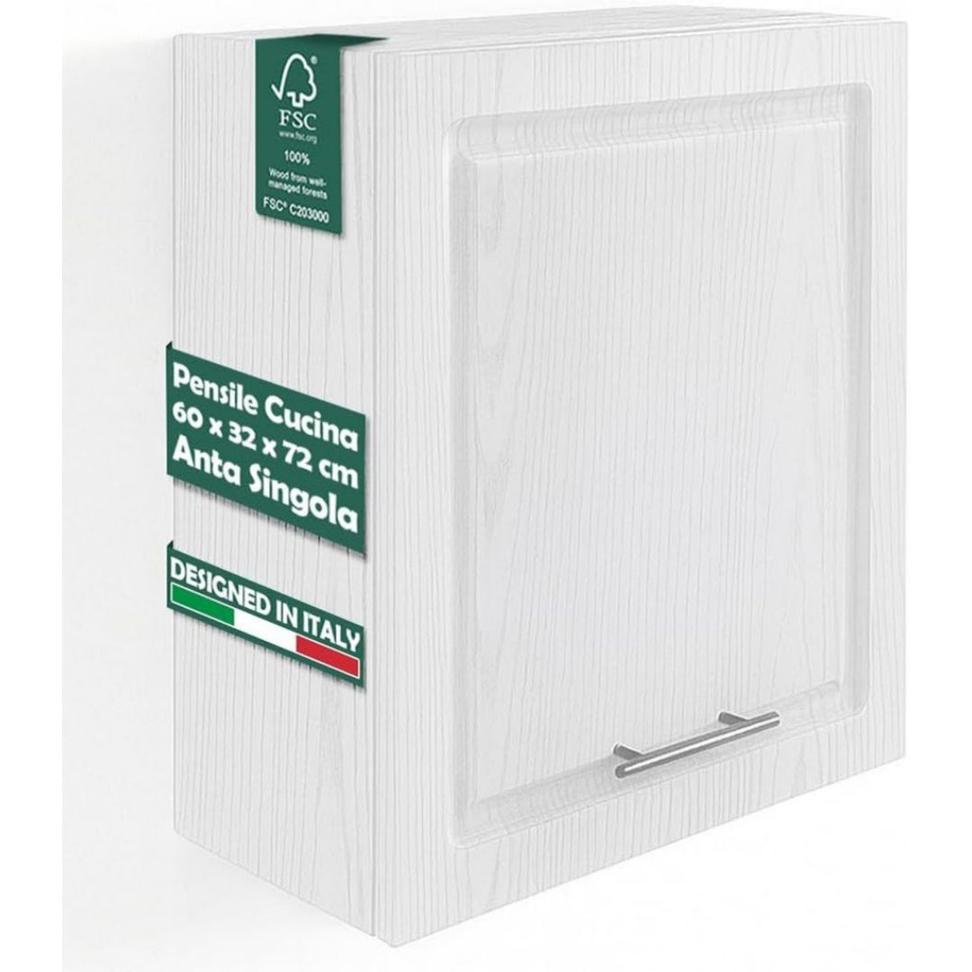 Mobili a muro in Legno Bianco