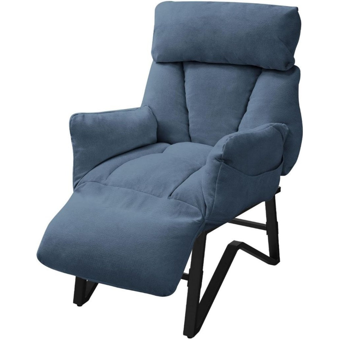 Blu Poltrone reclinabili Regolabile